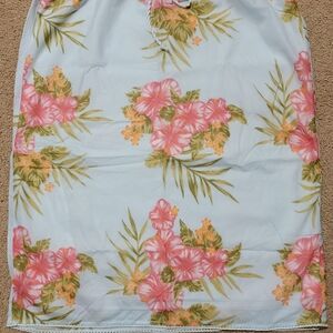 Vintage Y2K Abercrombie & Fitch Pink Floral Drawstring Skirt/Size Extra Small